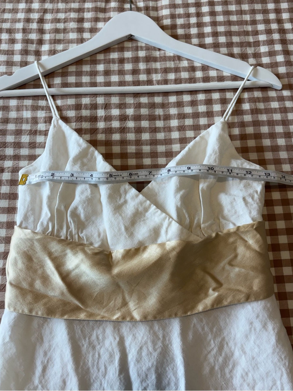 J. Crew 100% Linen with 100% Silk Lining Maxi Dress Cottagecore Greek Goddess - Picture 4 of 7